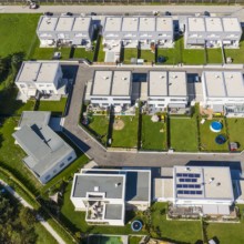 Wohnhausanlage Fa. Weixelbaumer, Bad Schallerbach - aerial photography Projektentwicklung